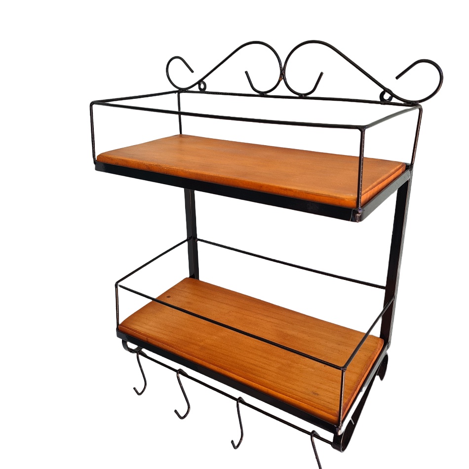 Prateleira Porta Condimentos Temperos Artesanal 2 Andares Envio Imediato em Oferta na Shopee