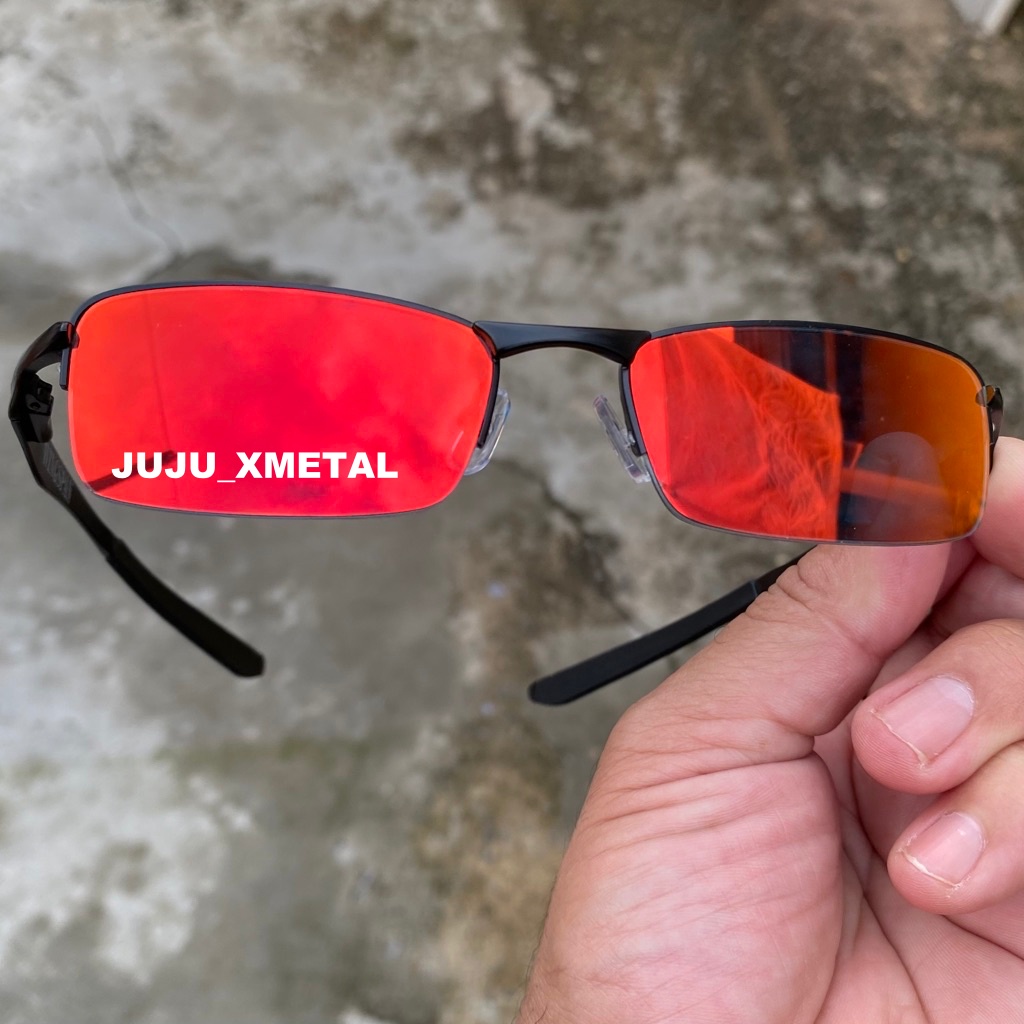 Óculos de Sol Lupa do Vilão Juliet Mandrak 24k Penny Romeo1 Xsquared Lente Vermelha + Brinde