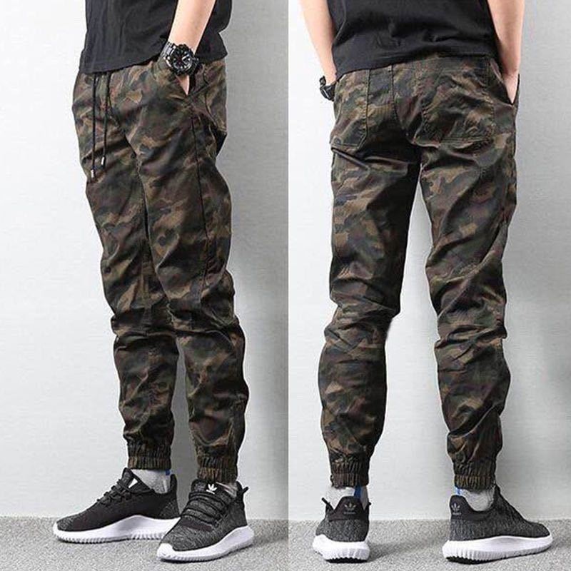 calça camuflada masculina