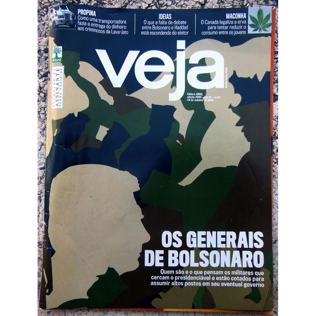 Revista Veja 2605 Generais De Bolsonaro Maconha No Canadá