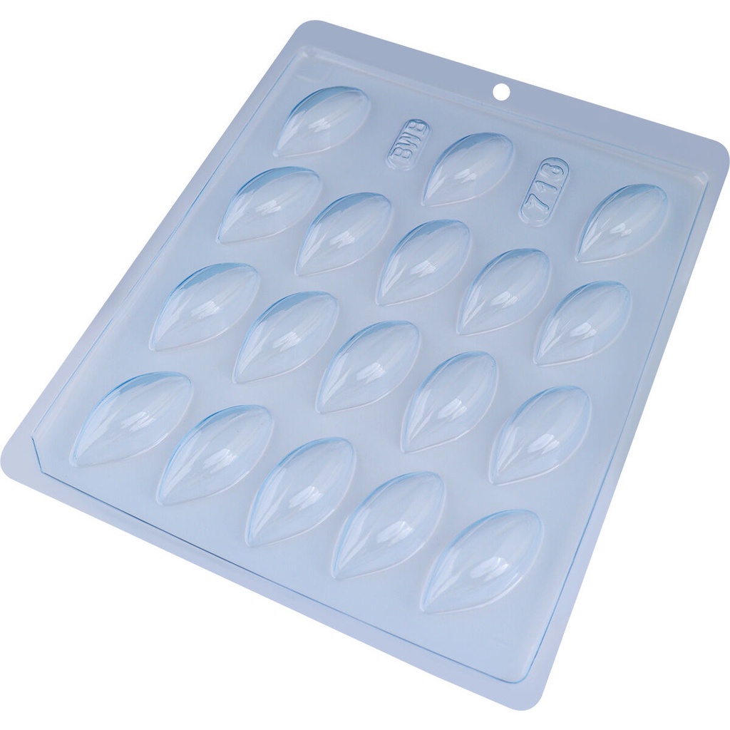 Forma BWB para chocolate - Simples de Acetato - Modelo Bombom Cacau  - 11g  -  (REF: 716)