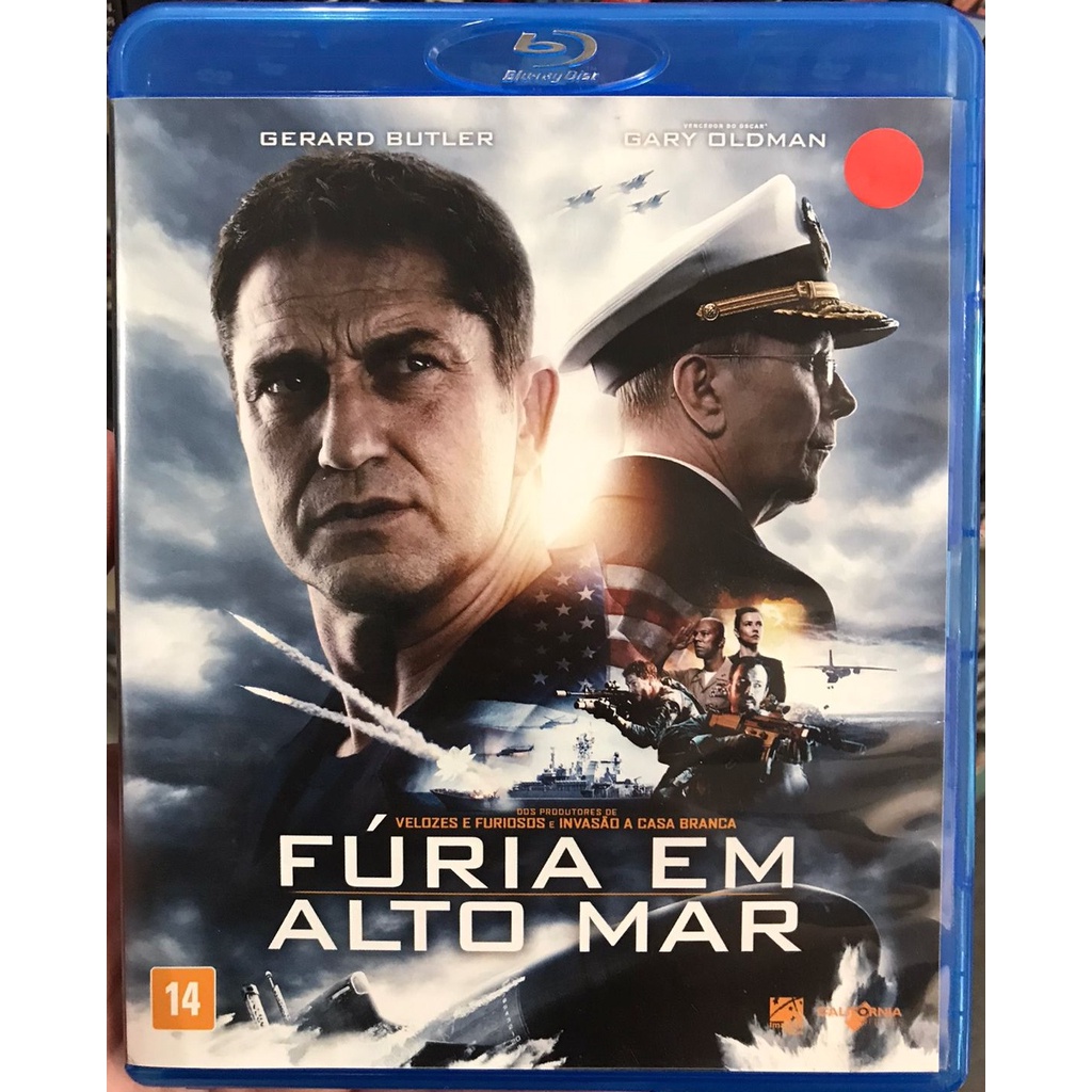 Blu-ray Fúria Em Alto Mar 2018 Gerard Butler Original Dublado