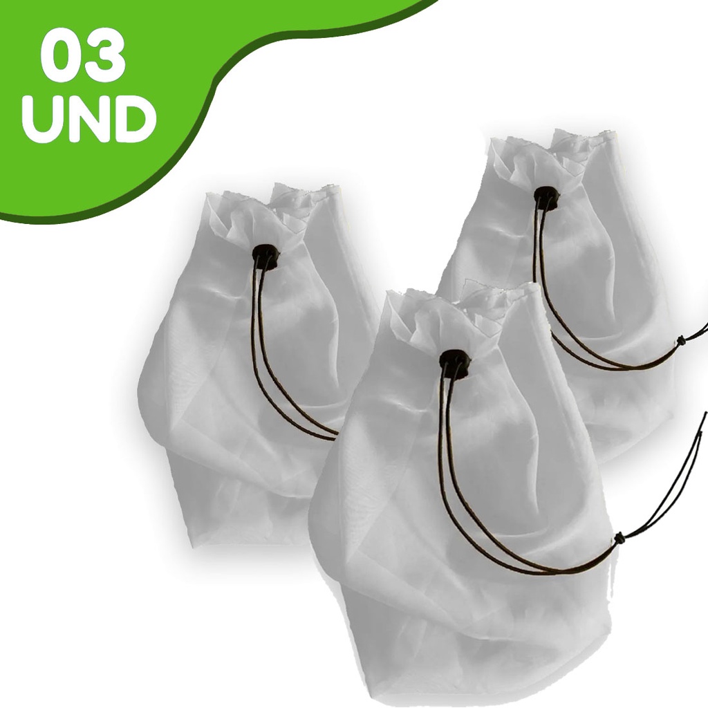 Kit 3 coadores voal ou peneira para : leite vegetal suco  kefir   yogurte  chás queijo artesanal vida saudável reutiliza
