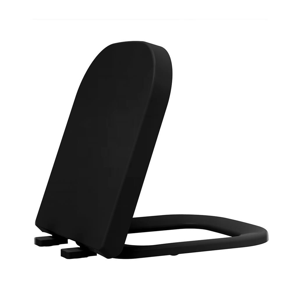 ASSENTO DECA PIANO PRETO FOSCO RESINA TF SOFT CLOSE TUPAN