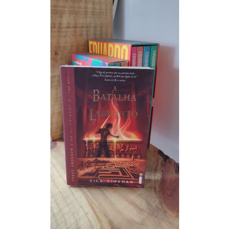 Livro Percy Jackson E A Batalha Do Labirinto | Shopee Brasil