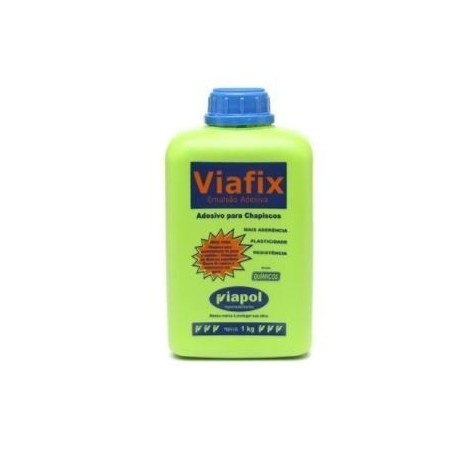 Viafix Adesivo Chapisco 01 Litro Viapol | Shopee Brasil