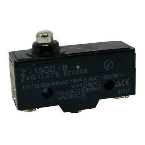 Chave Micro Switch Fim De Curso Curto Contato Kw-15gd-b