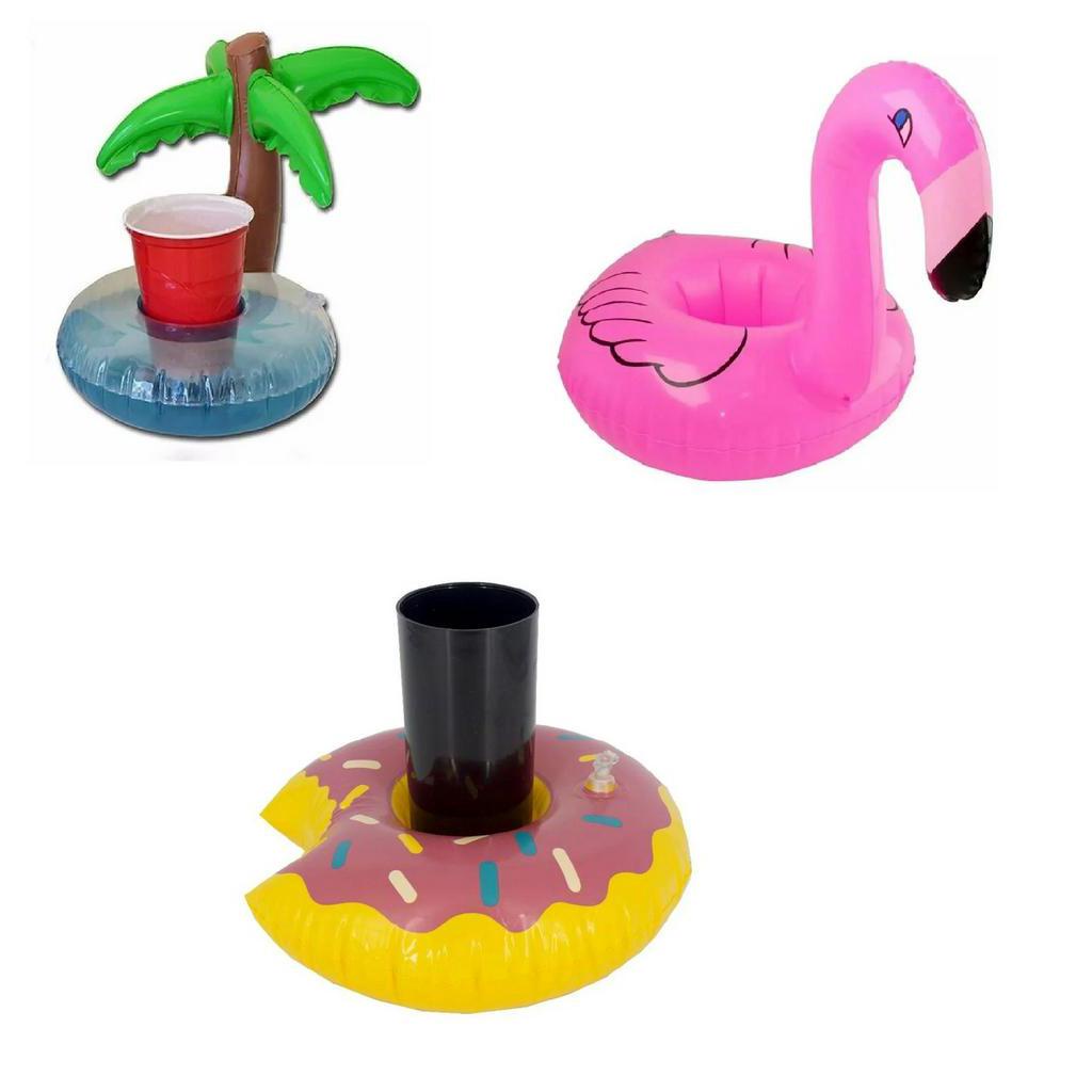 Boia Porta Copo Inflavel Variadas Para Piscina
