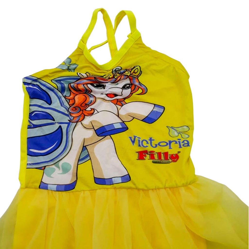 Maio infantil menina ponei com saia tule e bermuda