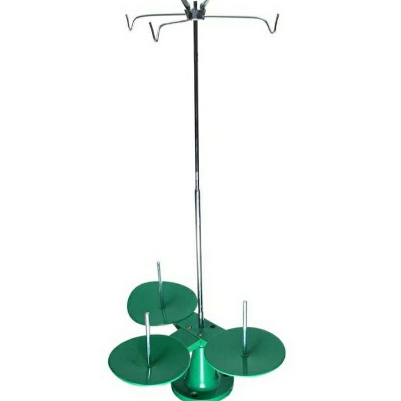 Porta Fio Overlock Gn1 Sequinha Verde 3 Cones pachwork br