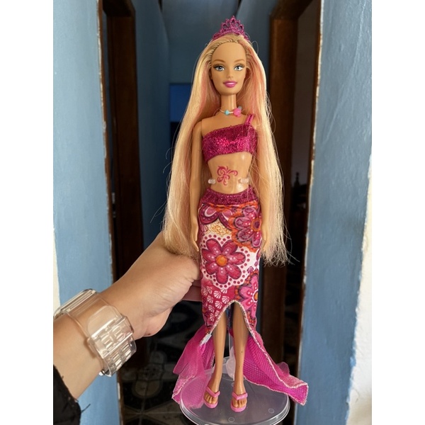 Boneca Barbie Em Vida De Sereia Merlia Shopee Brasil