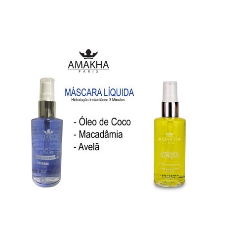 Kit Mascara Liquida Magic Repair + Elixir Blend Supreme 60ml