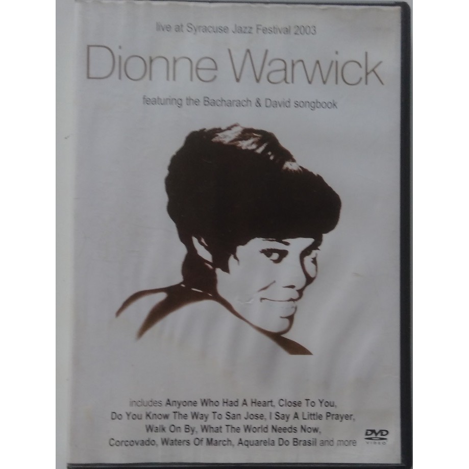 DVD Dionne Warwick. Live at Syracuse JAZZ Festival 2003