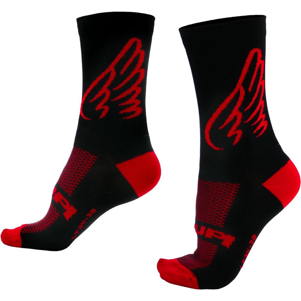 Meia Asas Vermelha HUPI - LT para pés menores 34-38 em Oferta na Shopee