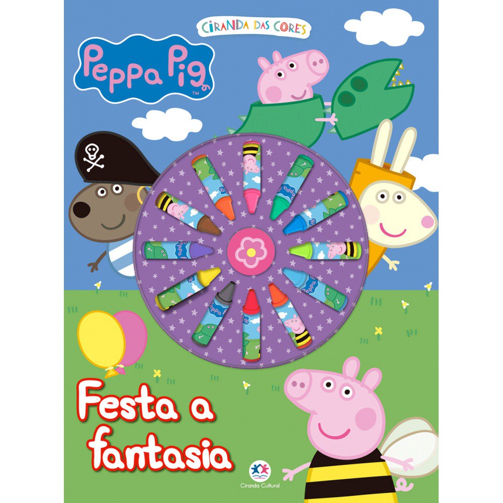 Livro Peppa Pig Festa A Fantasia Ciranda Cultural Shopee Brasil