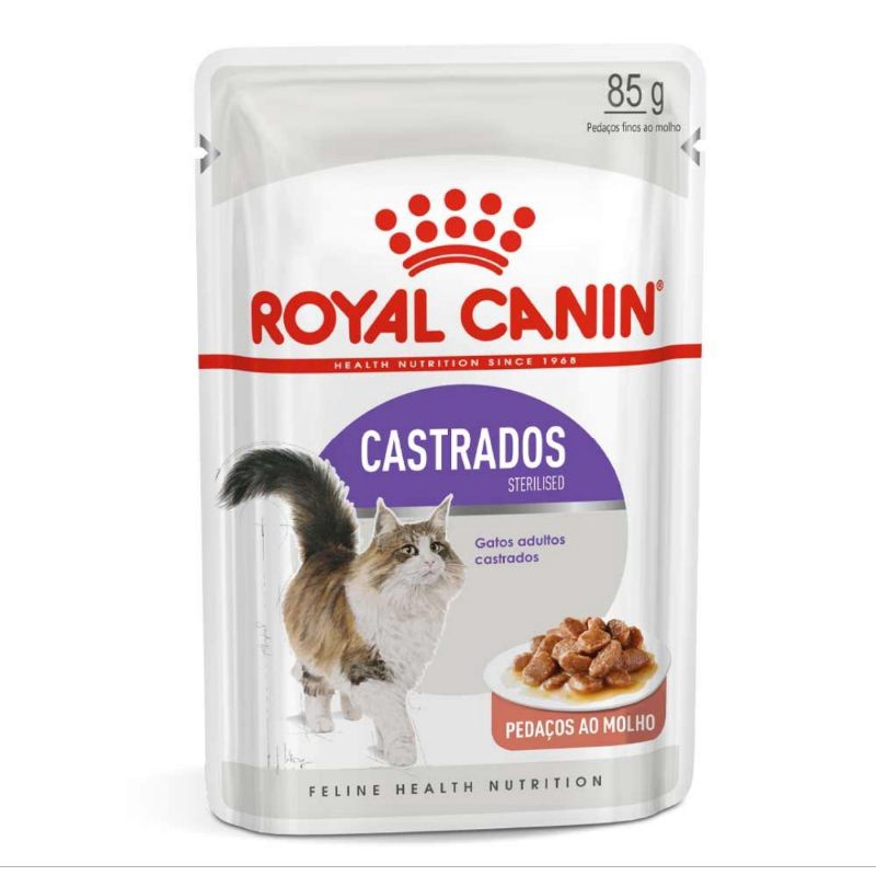 Sachê para gato Royal canin castrado sterilized 85g