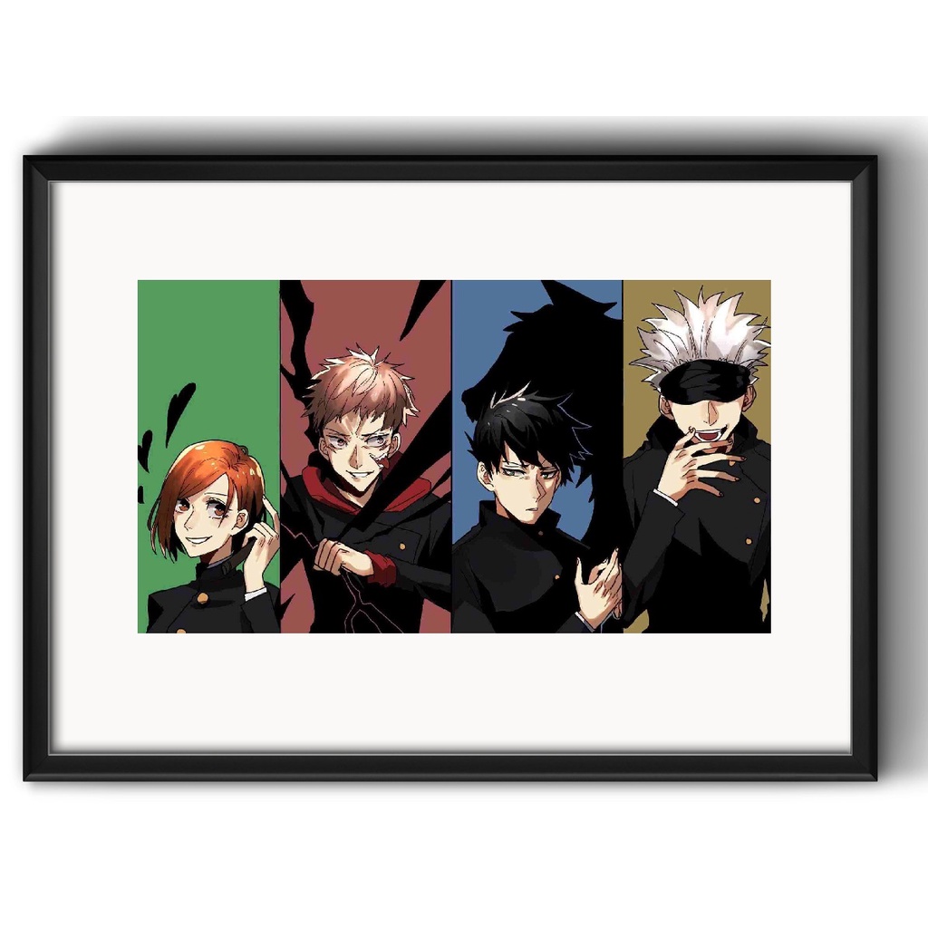 Placas Decorativas Quadros Animes Em Mdf Jujutsu Kaisen Shopee Brasil 1621