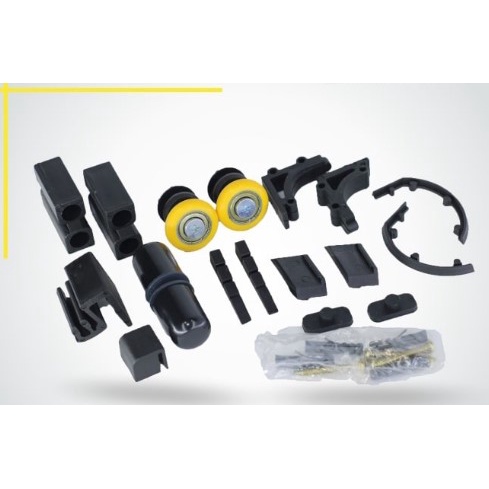 Kit De Acessórios F1 Para Box De Vidro De 8mm 1 Fixo 1 Móvel