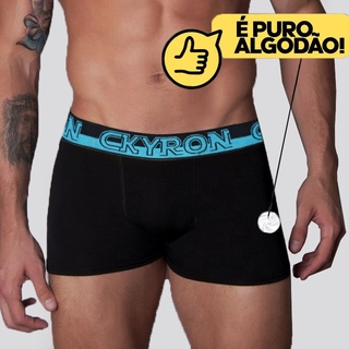 Kit 5 Cuecas Algodão Box Cuecas Boxer Masculina Ckyron