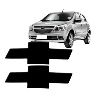 Par Aplique Emblema Gravata Black Piano Agile 09 10 11 12 13 em Oferta na Shopee