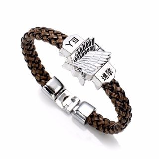 Anime Attack on Titan Pulseira Tendência Personalidade De Hip Hop Estilo Unisex Acessórios Do Partido em Oferta na Shopee