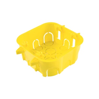 Caixa Derivacao 4x4 Drywall Amarelo 1/2 e 3/4 Pvc Tramontina em Oferta na Shopee