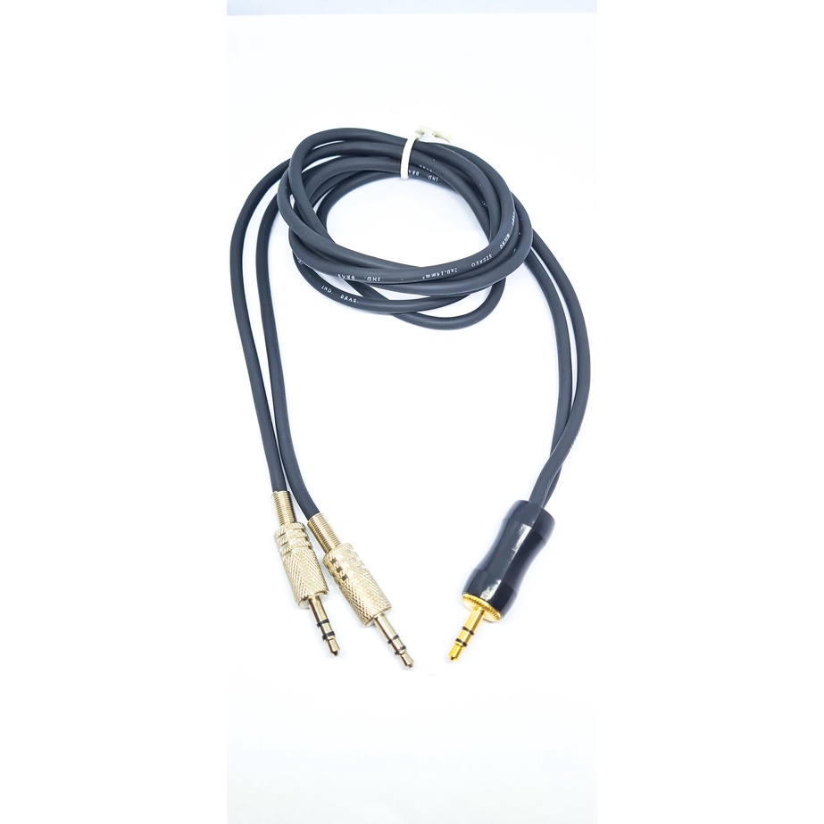 Cabos P2 Estéreo X 2 P2 1 Metro Blindado 100% Promoção em Oferta na Shopee