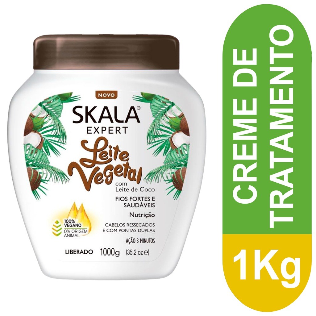 Creme de Tratamento Skala Leite Vegetal 1000g