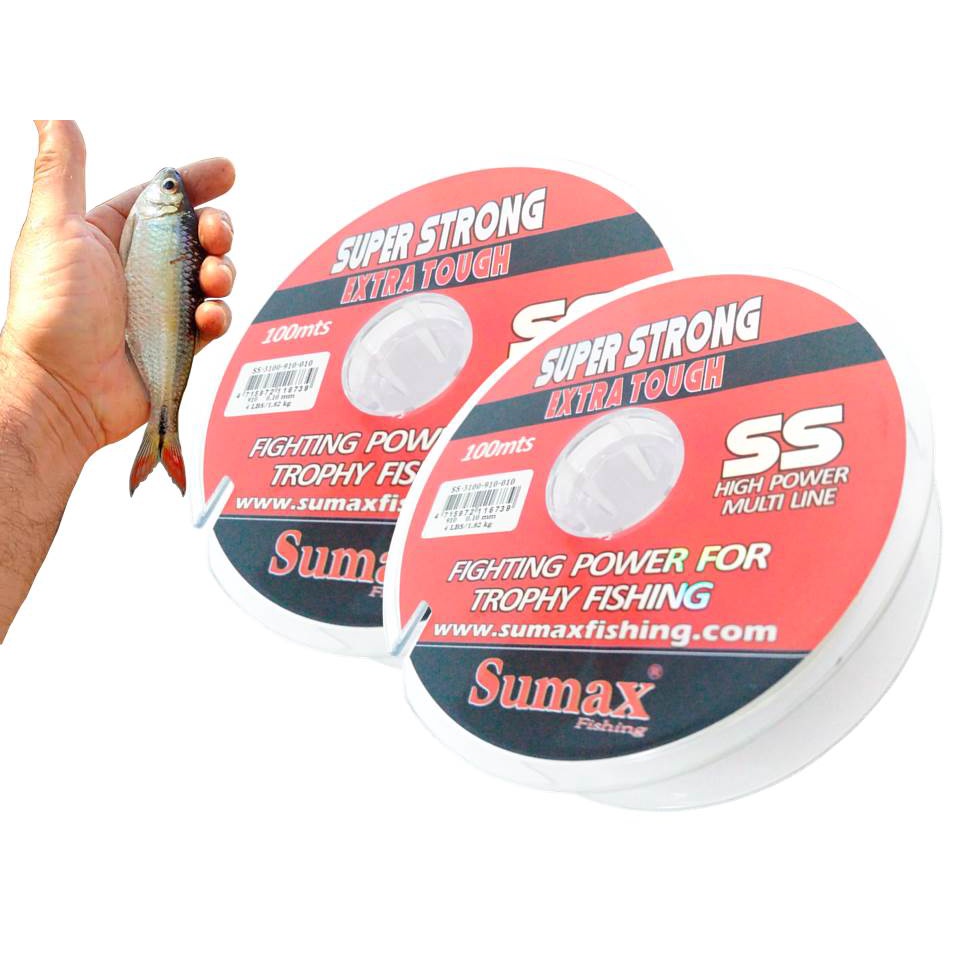 Linha de Pesca 0.10mm c/100mts Lambari & Piaba em Oferta na Shopee