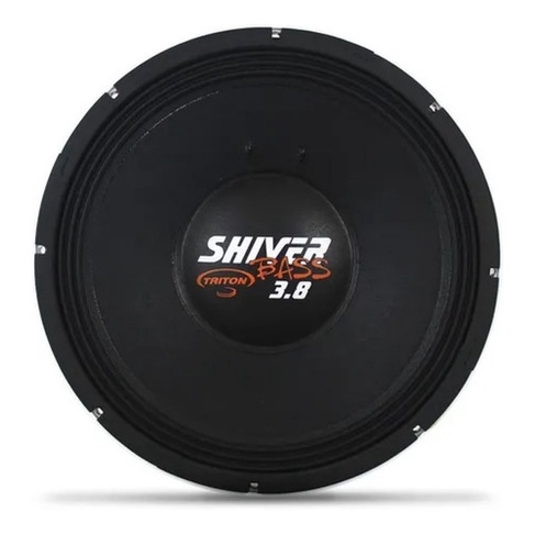 Alto Falante Woofer Triton Shiver Bass 3.8 15 Pol 1900W RMS 4 Ohms Carcaça Branca