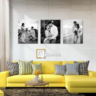 Personalize Quadro Com Sua Foto 3 Peças, 1 Em Cada Peça LO 2