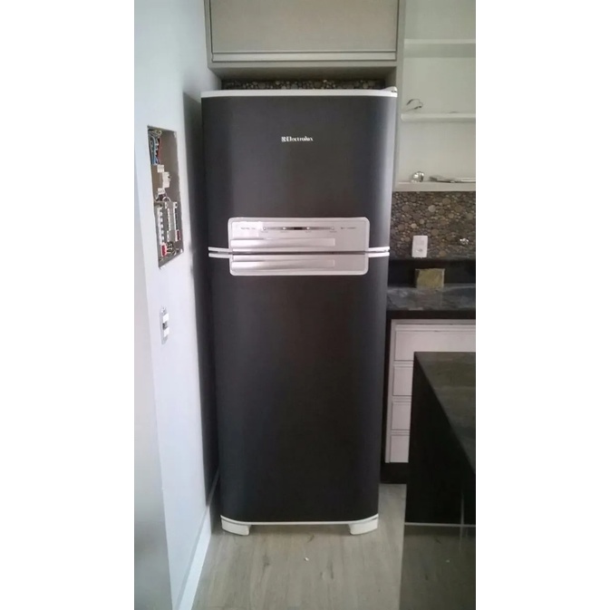 Adesivo Envelopamento Para Mesa Armário Preto Fosco 2m X 1m — imagem 2 de 2