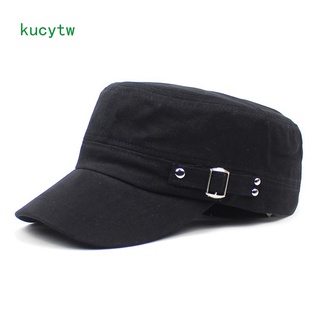 Casual Flat Top Chapéu Esporte Ao Ar Livre Chapéus De Sol Do Vintage Boné Militar Simplesmente Homens Mulheres Ciclismo Correndo Cap Snapback De Beisebol