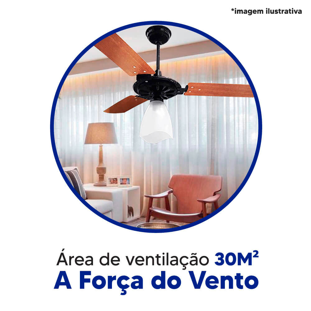Ventilador De Teto Yris Motor Grande 150w E 180w Ventex em Oferta na Shopee