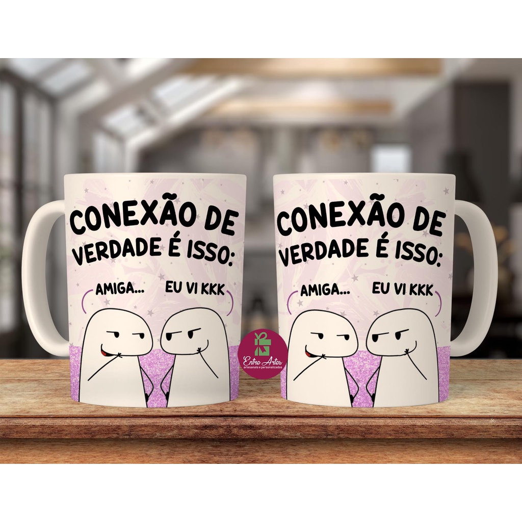 Caneca café florks meme engraçados - Desconto no Preço