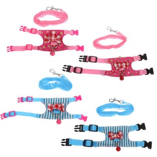 Conjunto Coleira Para Animais Estimação Coelho/Cobaia/Pequeno