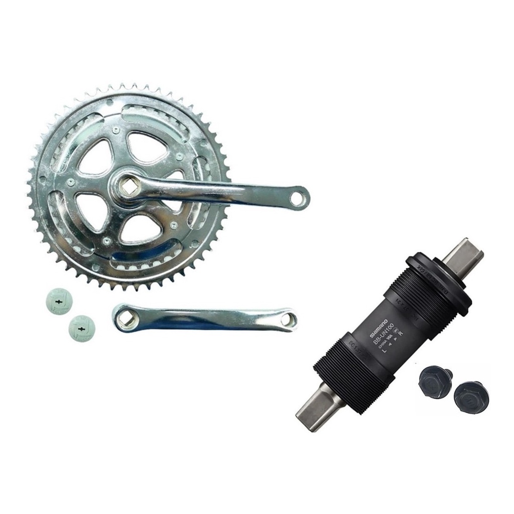 Kit Pedivela Caloi 10 Bike 42/52 Dentes Mov Central Shimano