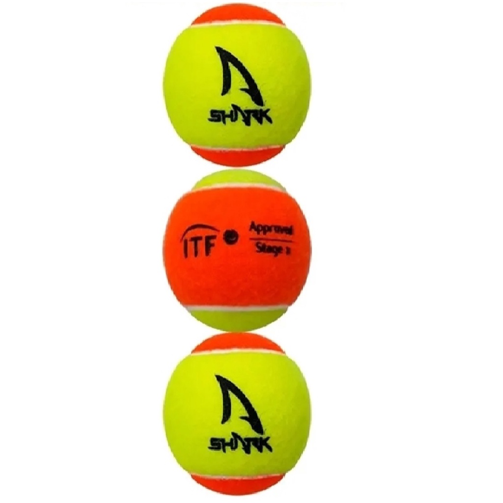 Bola de Beach Tennis Shark com 3 unidades