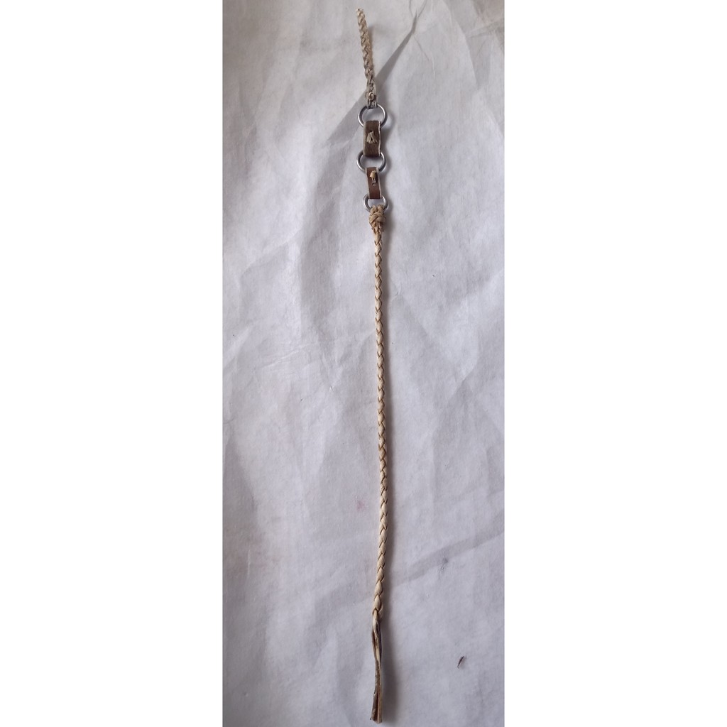 Tala 3 Argola Couro Cru 1 Transa Argola de Aluminio