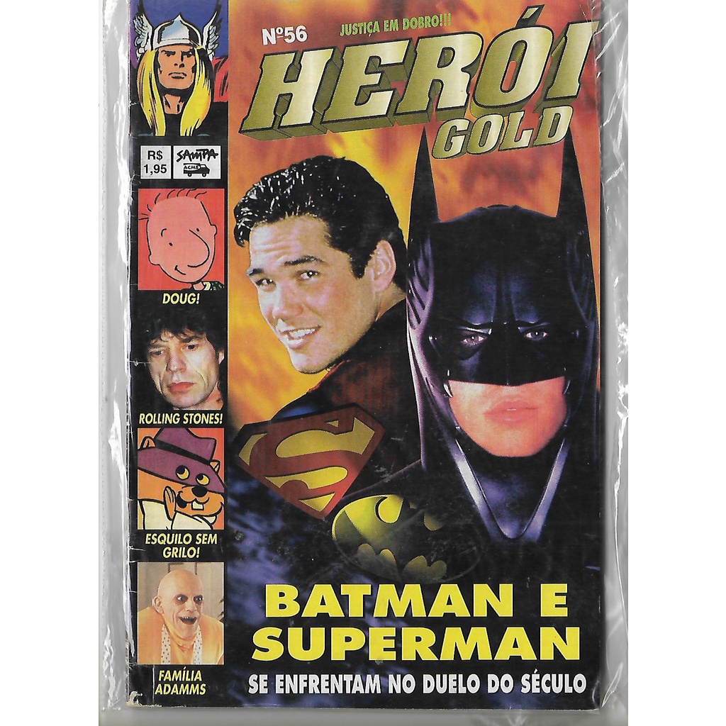 Revista Herói Gold 56 Batman e Superman - Editora Sampa