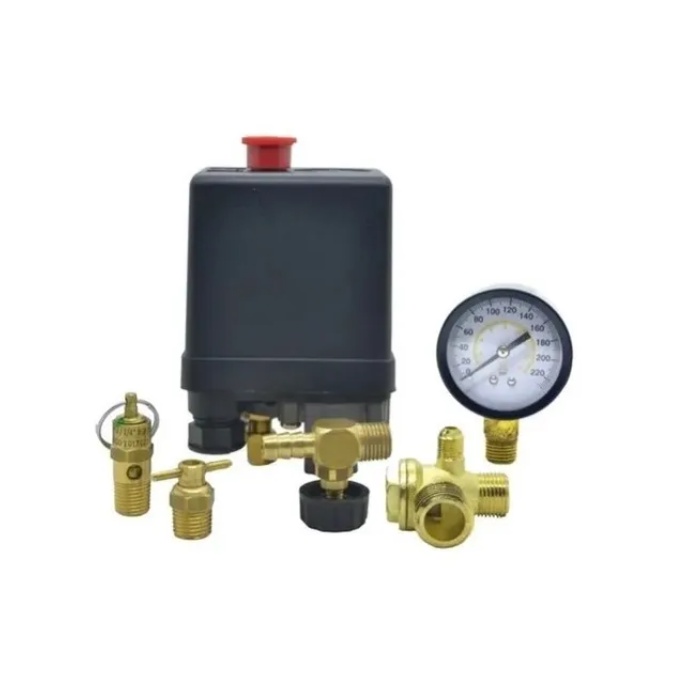 Kit Pressostato P/compressor Schulz Chiaperini Motomil