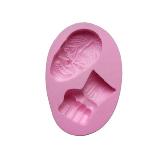 Molde De Silicone Hulk Para Confeitaria / Chocolate / Artesanato em Oferta na Shopee