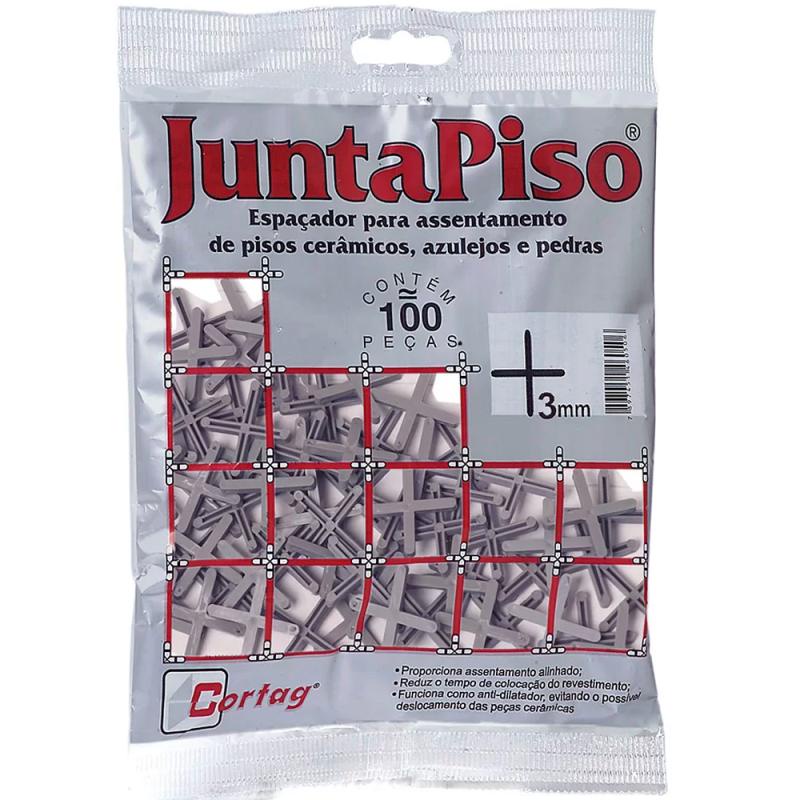 Espaçador Junta Piso 3,0mm com 100 Unidades 60510 CORTAG em Oferta na Shopee