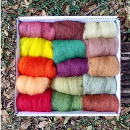 Kit De Lãs Para Feltragem - Outono