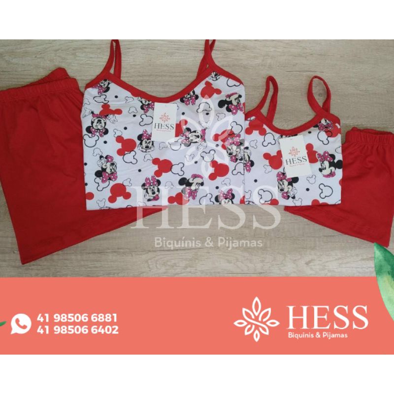 Pijama Tal Mãe Tal Filha /pijama De Verão /pijama Curto /pijama Malha Algodão