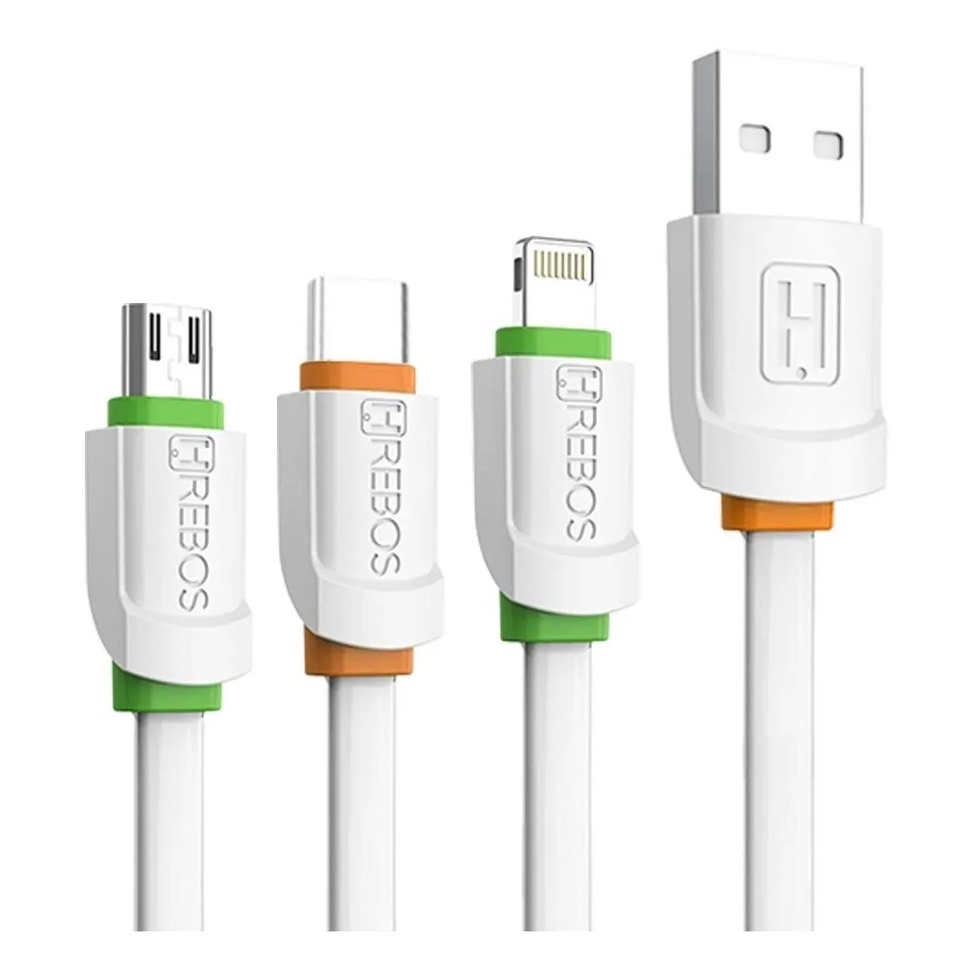 Cabo carregador dados 2 metros turbo 3 0 tipo c 3 amperes micro usb