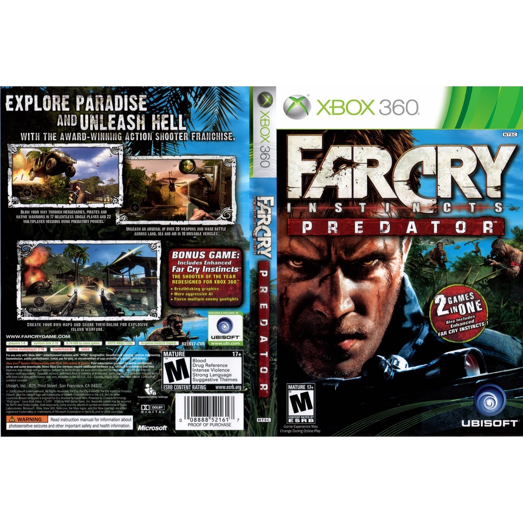 Far Cry Instincts Predator [ Xbox 360 LT 3..0 ou RGH 3.0 ]