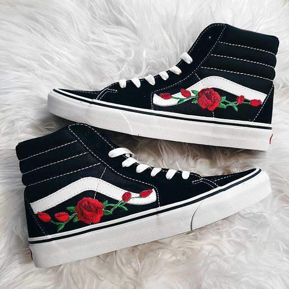 Vans florido cano store alto