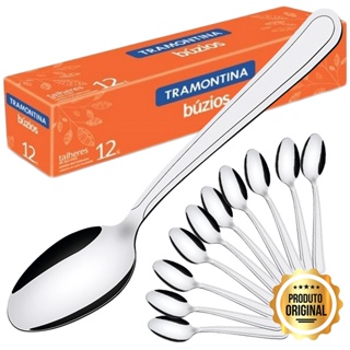 Kit 12 Colher Para Café Colherzinha Inox Tramontina Luxo em Oferta na Shopee