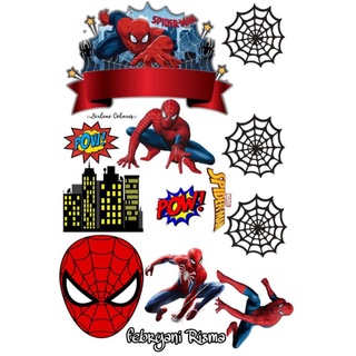 Topo Topper para bolo Homem Aranha
